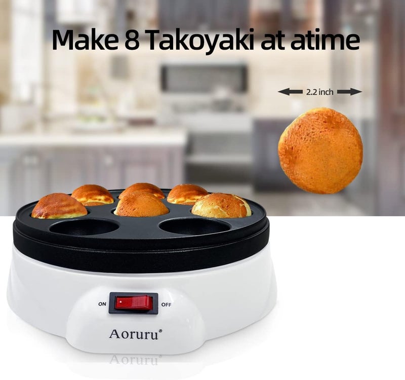Aoruru Cake Pop Maker Octopus Ball Ebleskiver Maker Aebleskiver Balls Nonstick - Image 2